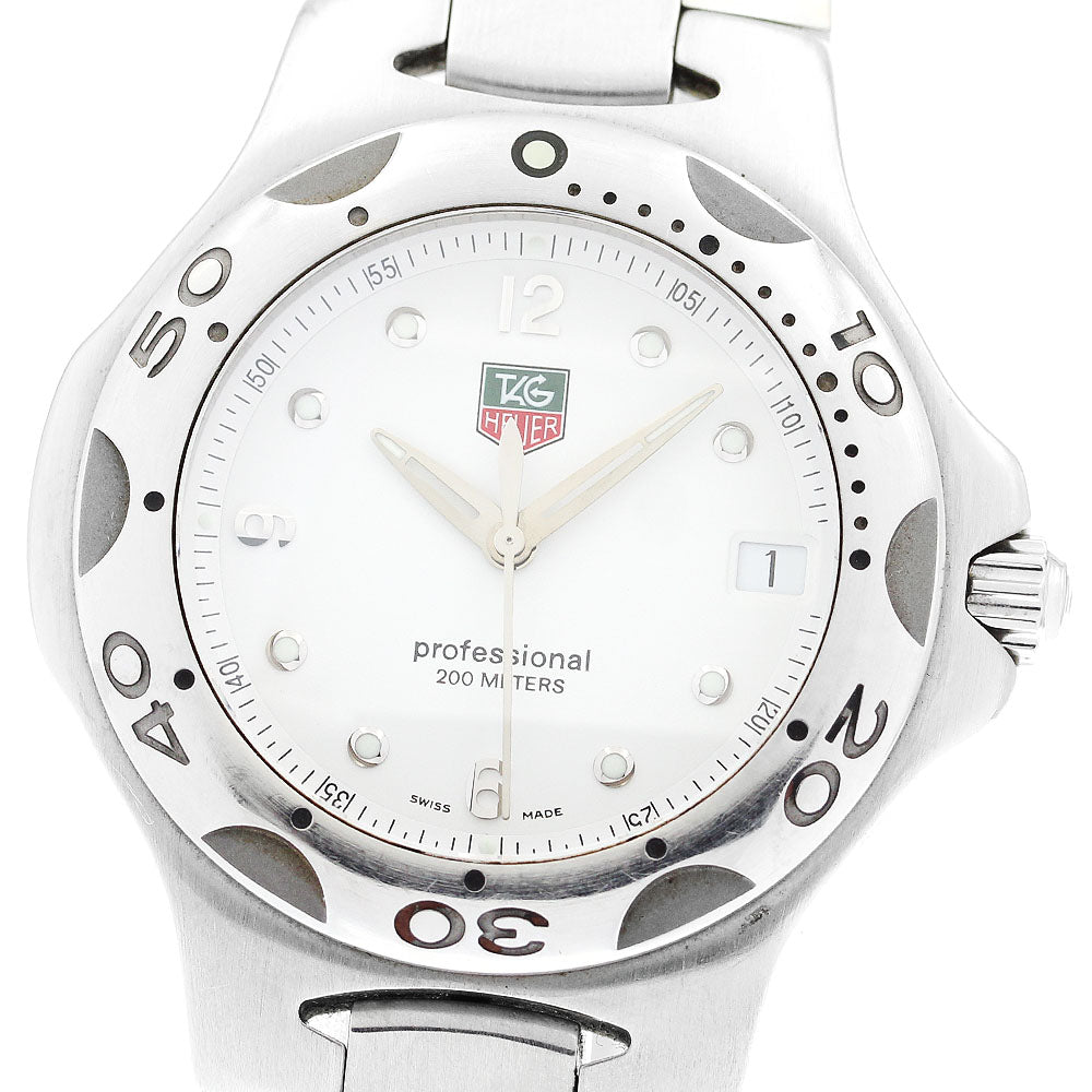 TAG HEUER Kylium WL1110-0 Date white Dial Quartz Men's Watch_899882