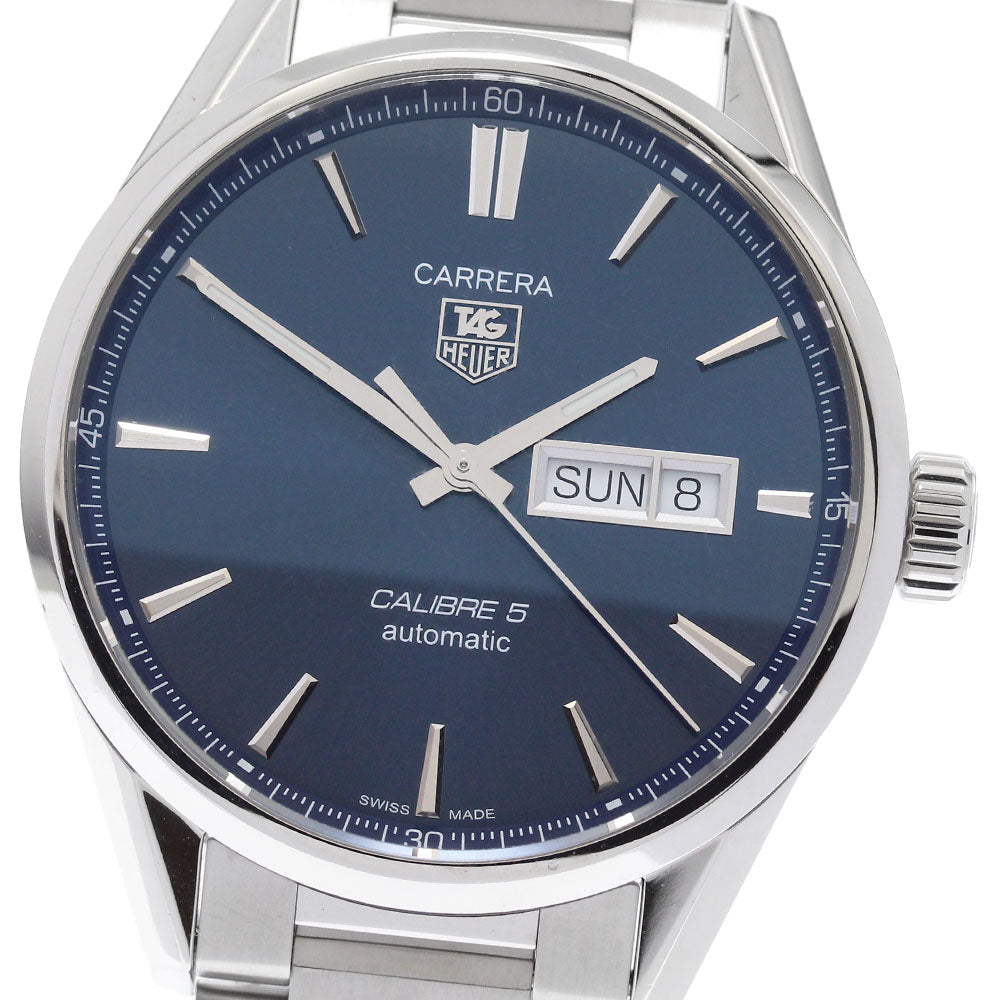 TAG HEUER Carrera Caliber 5 WAR201E Day date Navy Dial Automatic Men's_899884