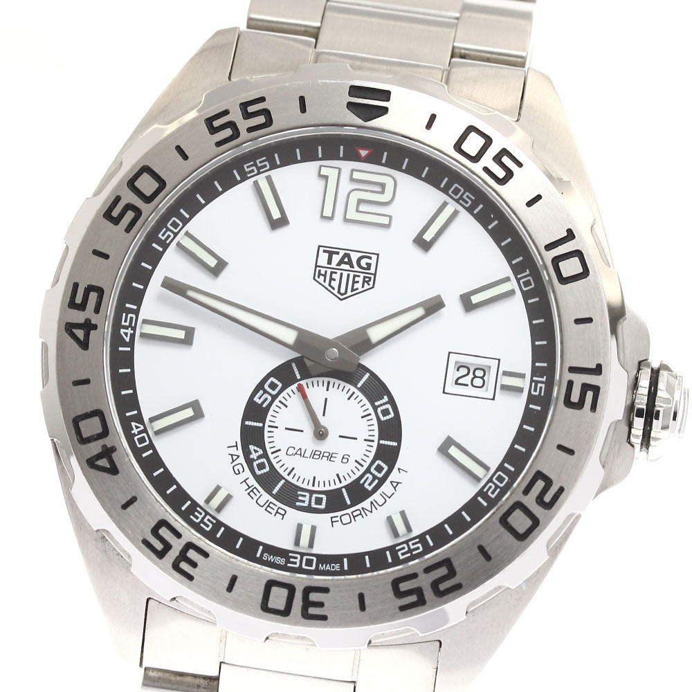 TAG HEUER Formula 1 WAZ2013 Caliber 6 white Dial Automatic Men's Watch_899885