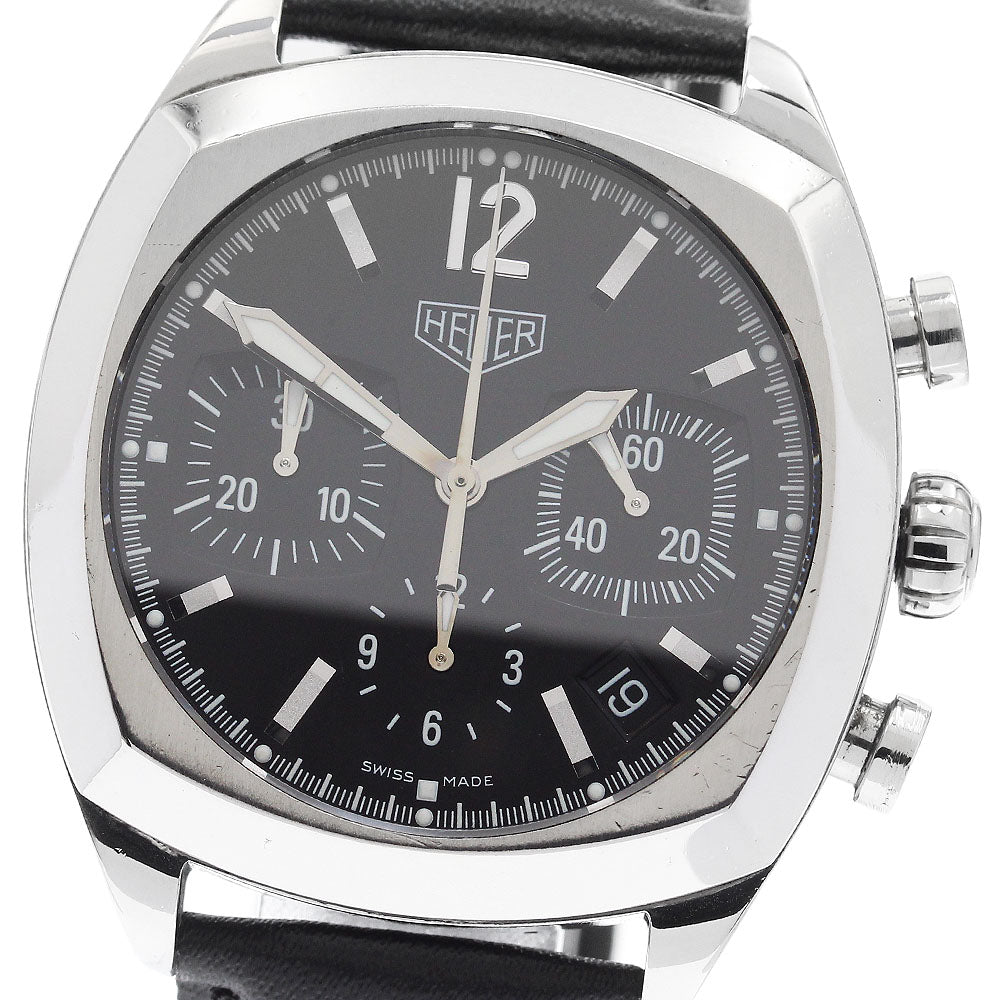 Heuer Monza CR2110 Date Chronograph black Dial Automatic Men's Watch_899891