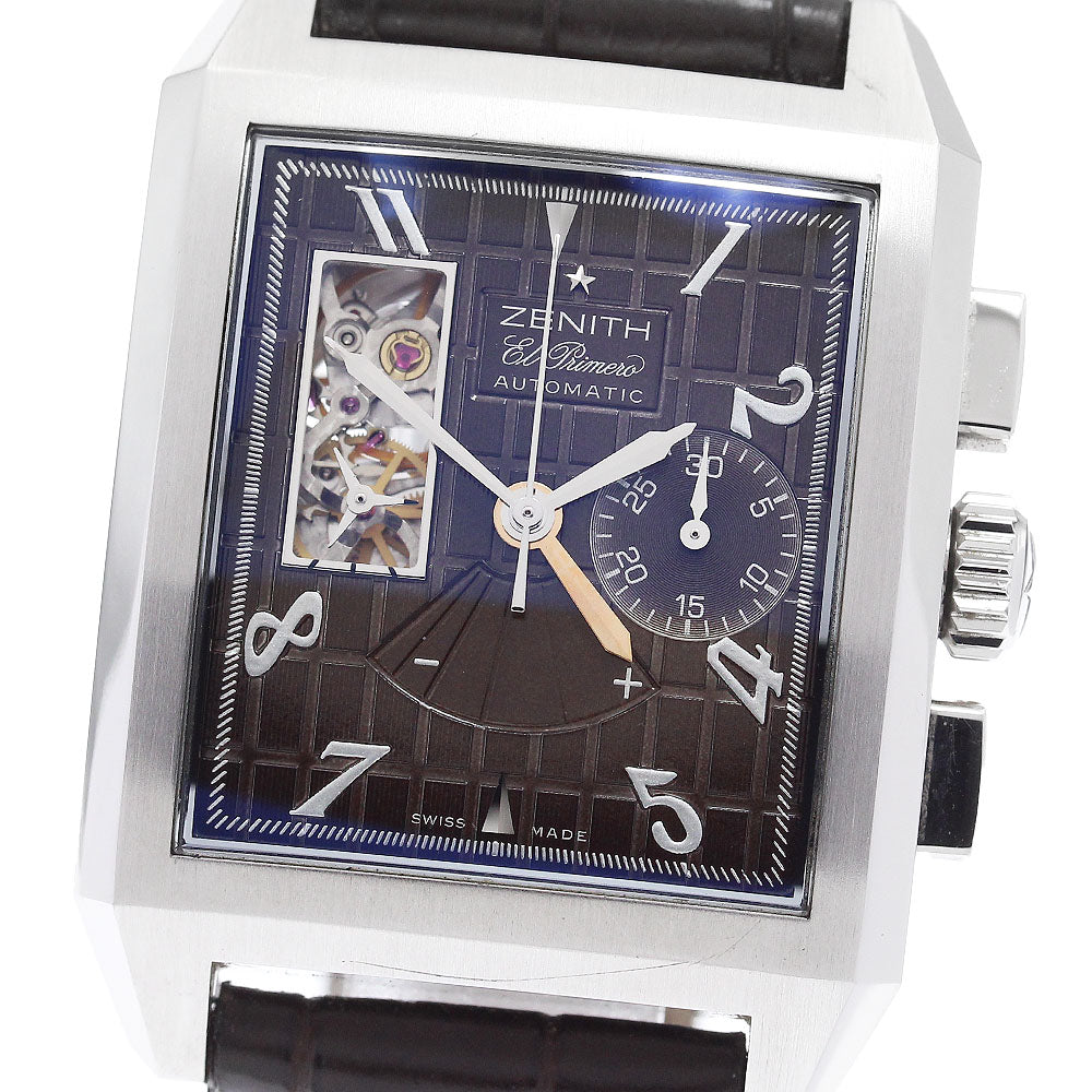 ZENITH Port Royale Open 03.0540.4021 Chronograph Brown Dial Automatic Men's Watch_899897