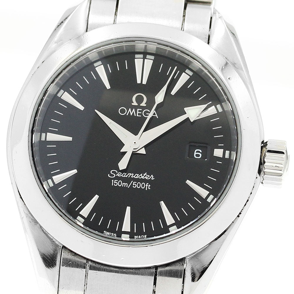 OMEGA Seamaster Aqua Terra 2577.80 Date black Dial Quartz Ladies Watch_899917