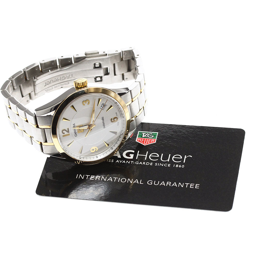 TAG HEUER Carrera WV2250.BD0791 YG bezel date Silver Dial Automatic Men's_899923