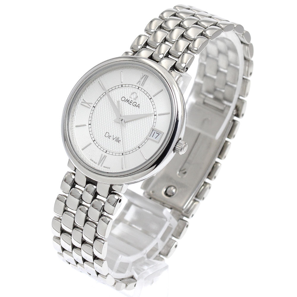 OMEGA De Ville Prestige 7514.31 Date Silva Dial Quartz Men's Watch_899979
