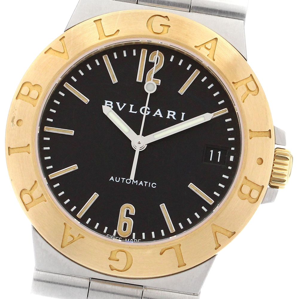BVLGARI Diagono Sports LCV35SG Date black Dial Automatic Men's Watch_899990
