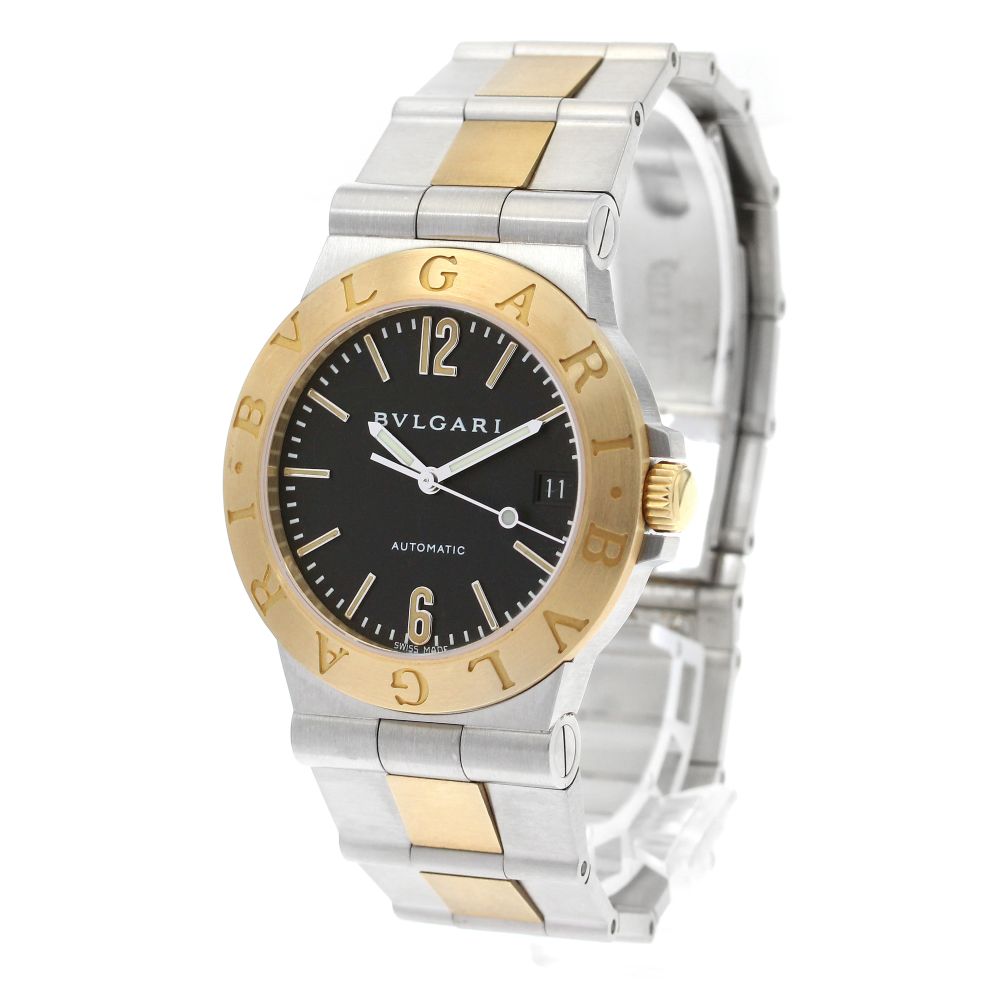 BVLGARI Diagono Sports LCV35SG Date black Dial Automatic Men's Watch_899990