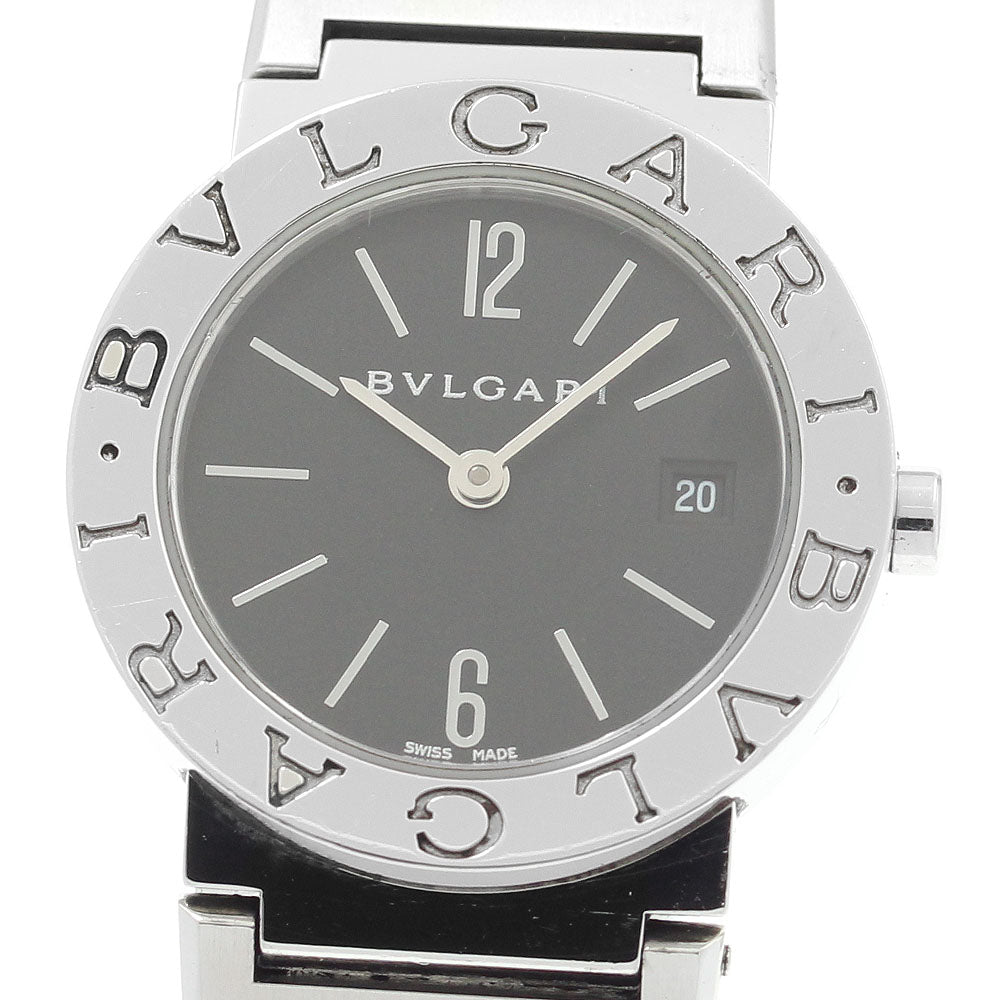 BVLGARI BVLGARIBVLGARI BB26SS Date Black Dial Quartz Ladies Watch_899992