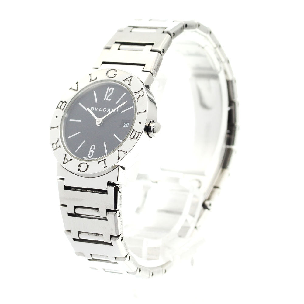 BVLGARI BVLGARIBVLGARI BB26SS Date Black Dial Quartz Ladies Watch_899992