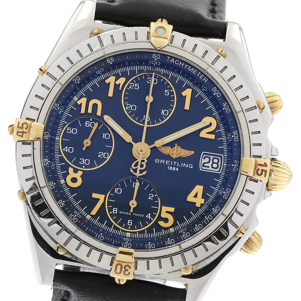 BREITLING Chronomat Bikoro B13050.1 Date Navy Dial Automatic Men's Watch_899994