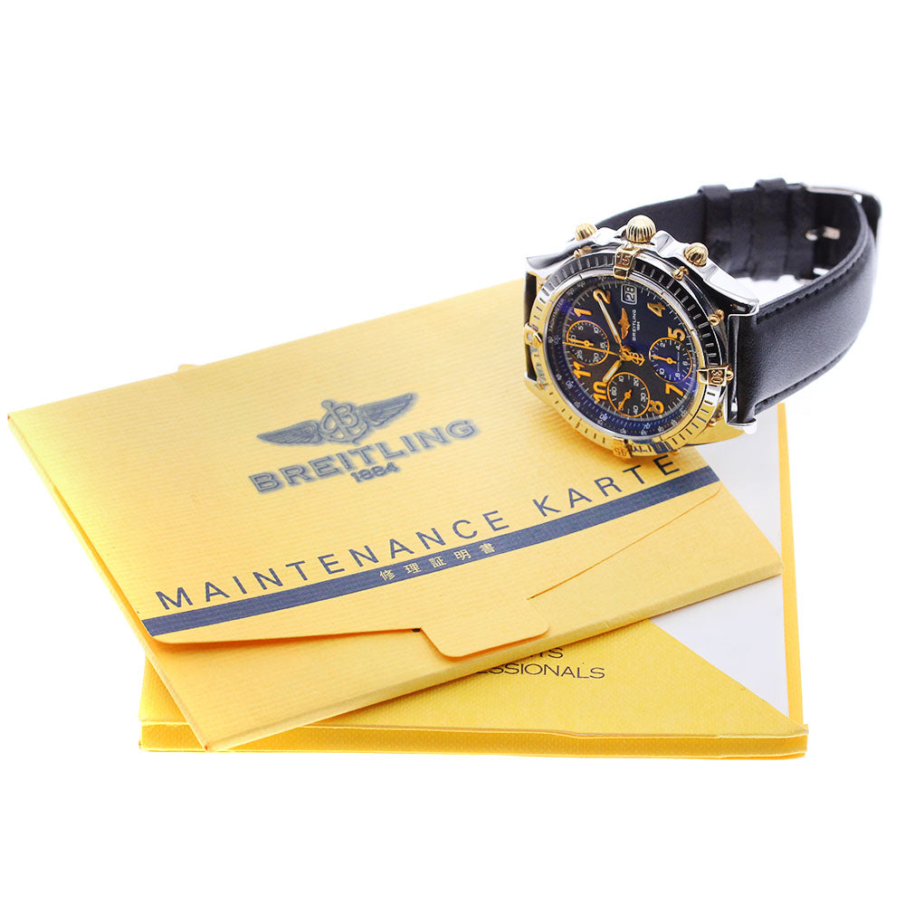 BREITLING Chronomat Bikoro B13050.1 Date Navy Dial Automatic Men's Watch_899994