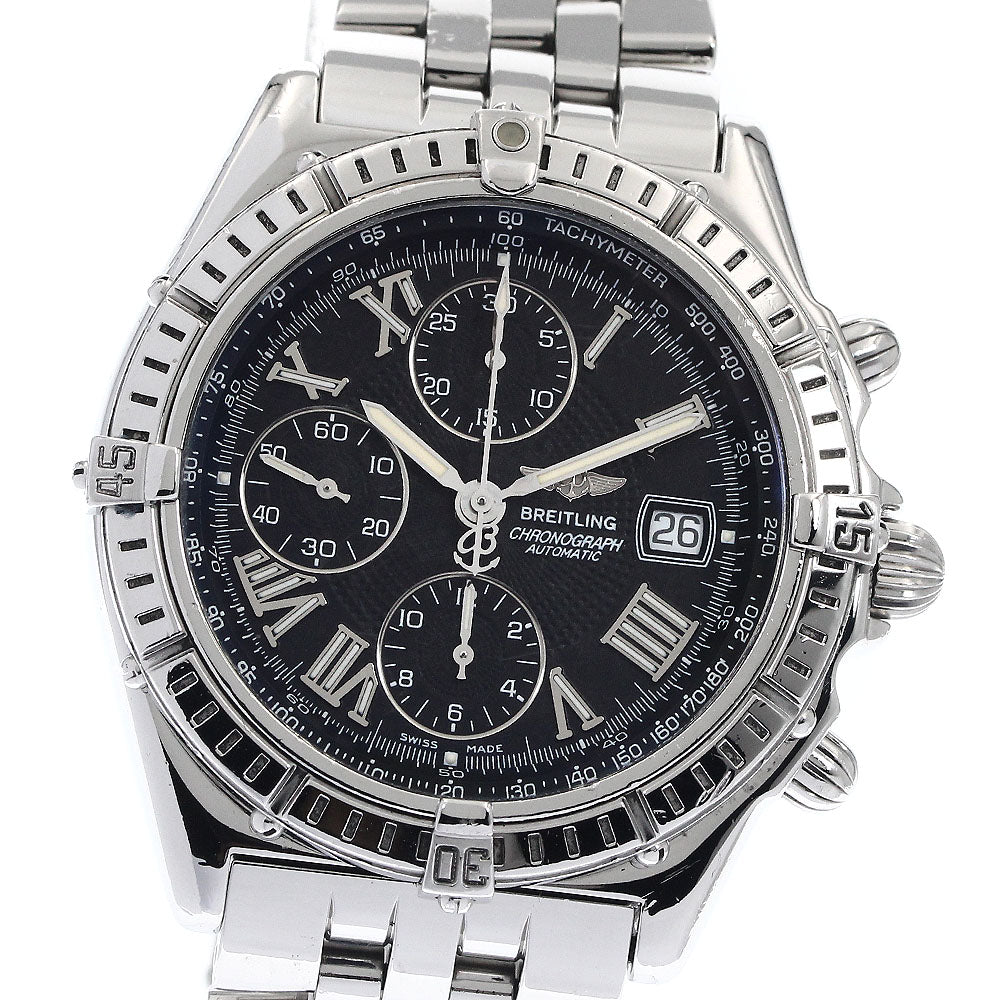 BREITLING Crosswind A13055 Chronograph Black Dial Automatic Men's Watch_899995