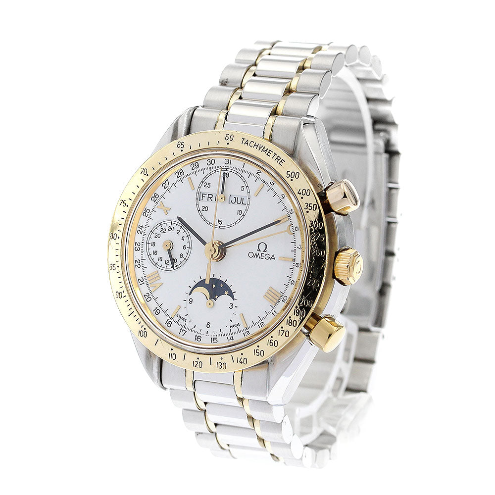 OMEGA Speedmaster 3336.20 moon phase white Dial Automatic Men's Watch_900000