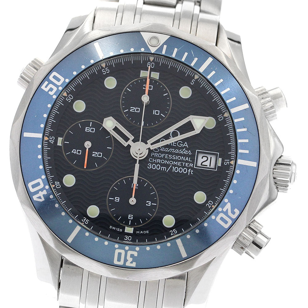 OMEGA Seamaster300 2599.80 Chronograph Navy Dial Automatic Men's Watch_900006