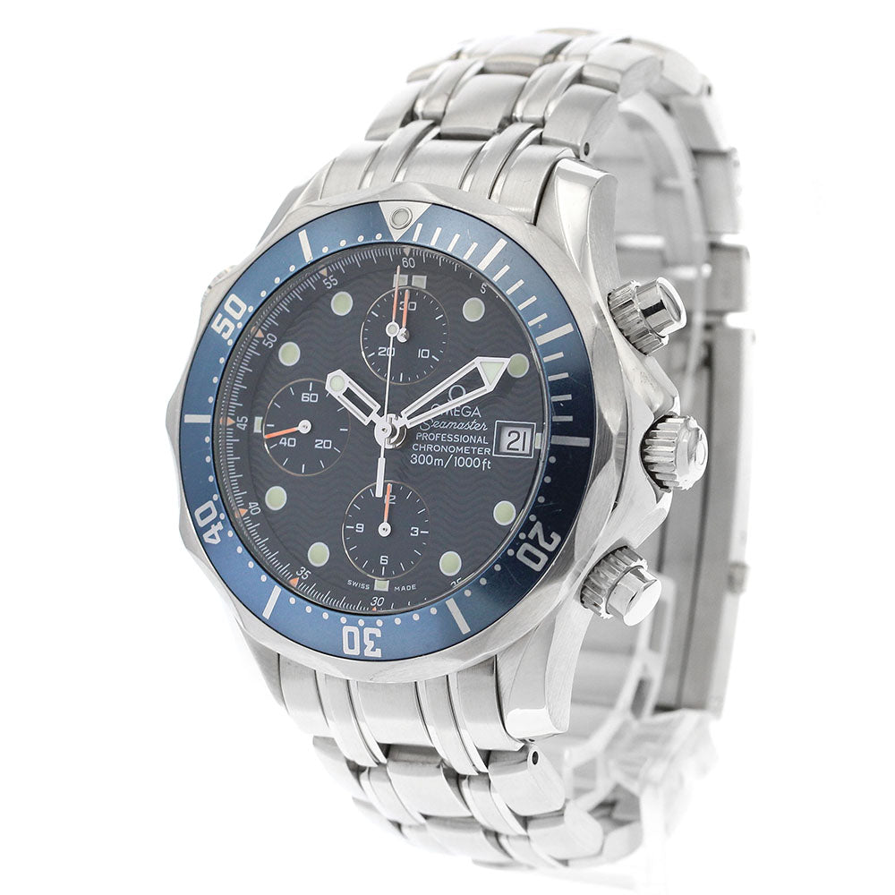 OMEGA Seamaster300 2599.80 Chronograph Navy Dial Automatic Men's Watch_900006