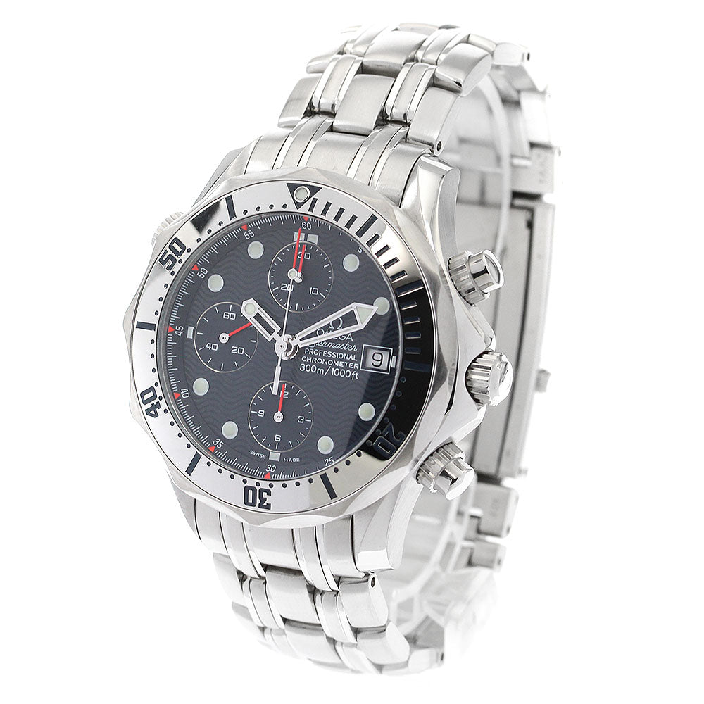 OMEGA Seamaster300 2598.80 Date Chronograph Navy Dial Automatic Men's_900009
