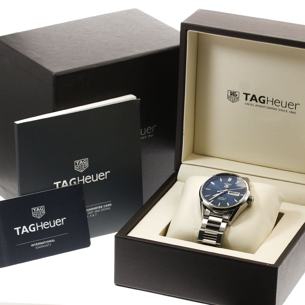 TAG HEUER Carrera Caliber 5 WAR201E Day date Navy Dial Automatic Men's_900023