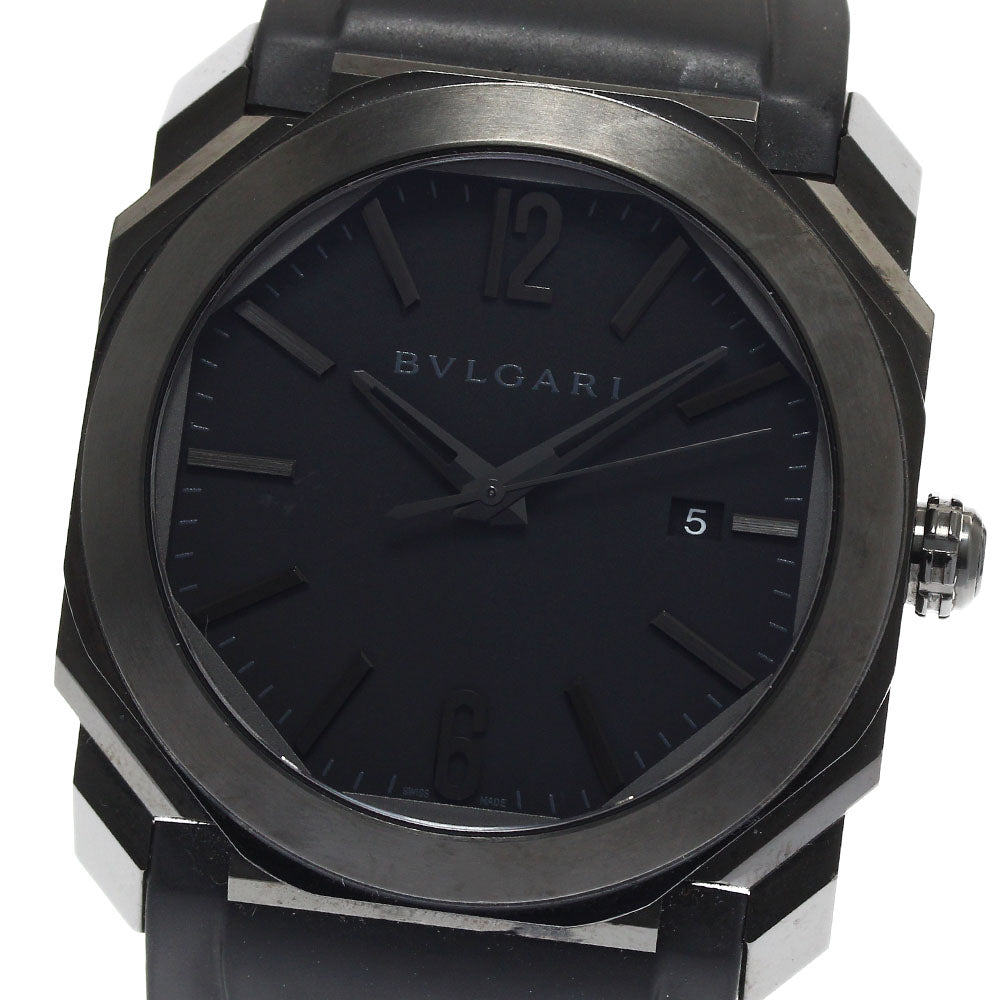 BVLGARI Okto Ultra Nero BGO41S/102737 black Dial Automatic Men's Watch_900027