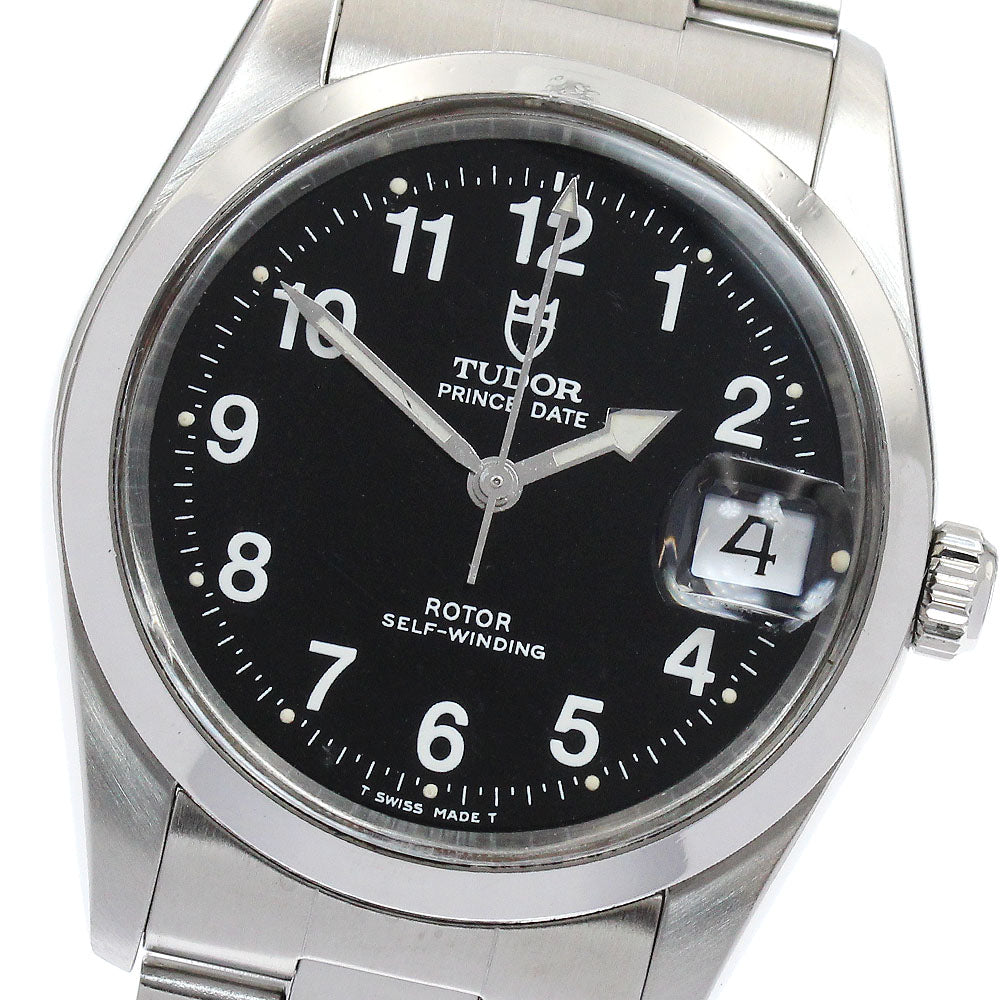 TUDOR Prince Date 74000N Date black Dial Automatic Boy's Watch_900031