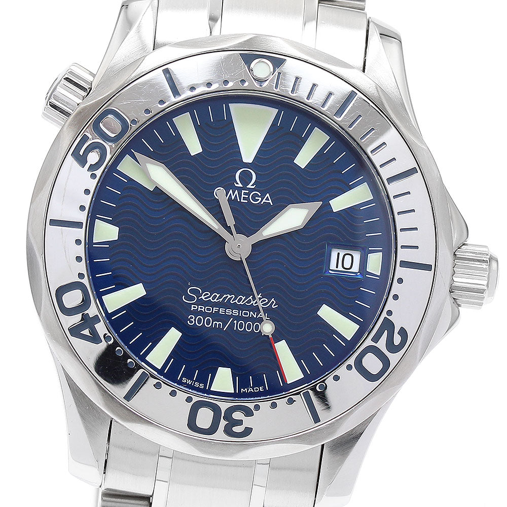 OMEGA Seamaster300 2263.80 Date blue Dial Quartz Boy's Watch_900048