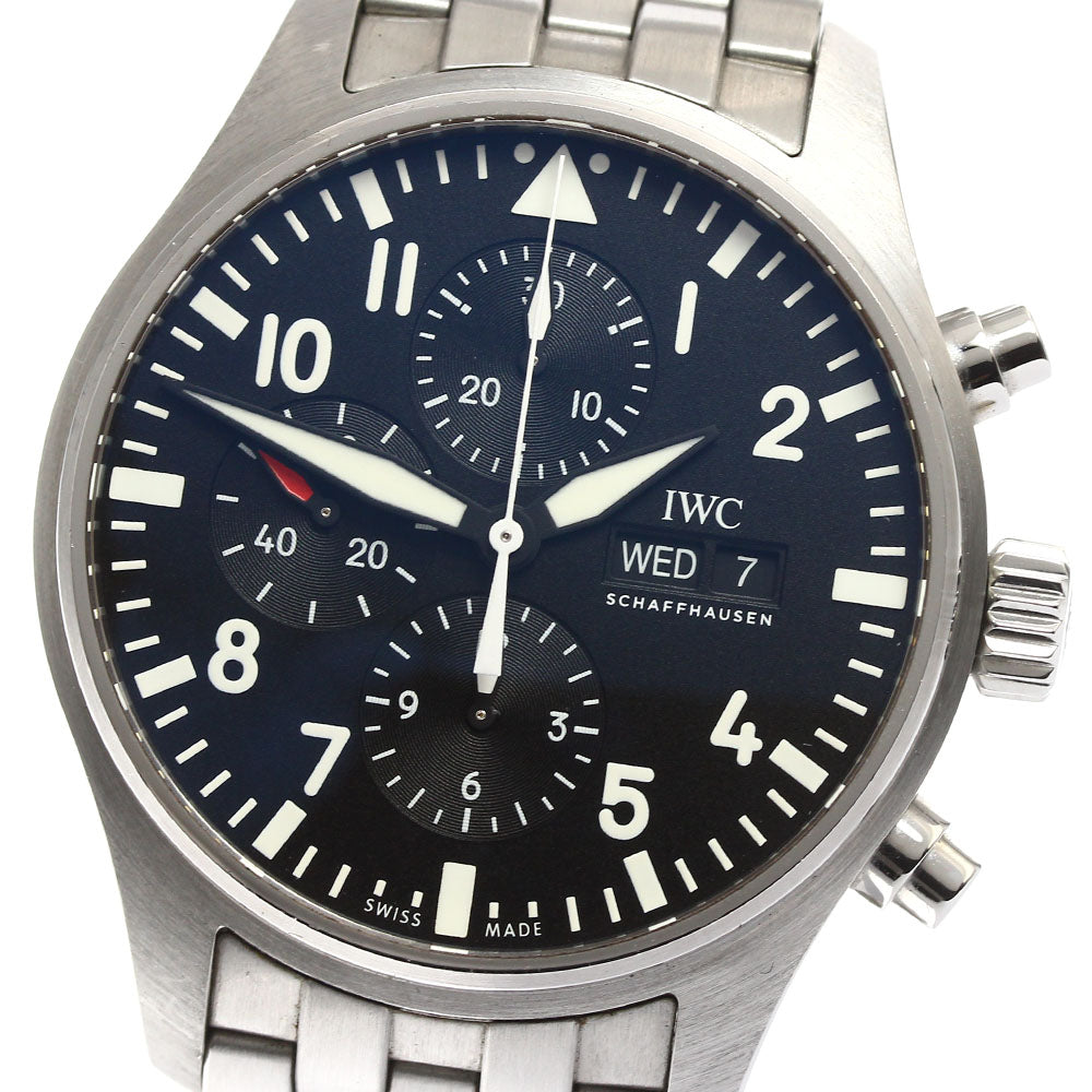 IWC SCHAFFHAUSEN Pilot watch IW377710 Chronograph Automatic Men's Watch_900060