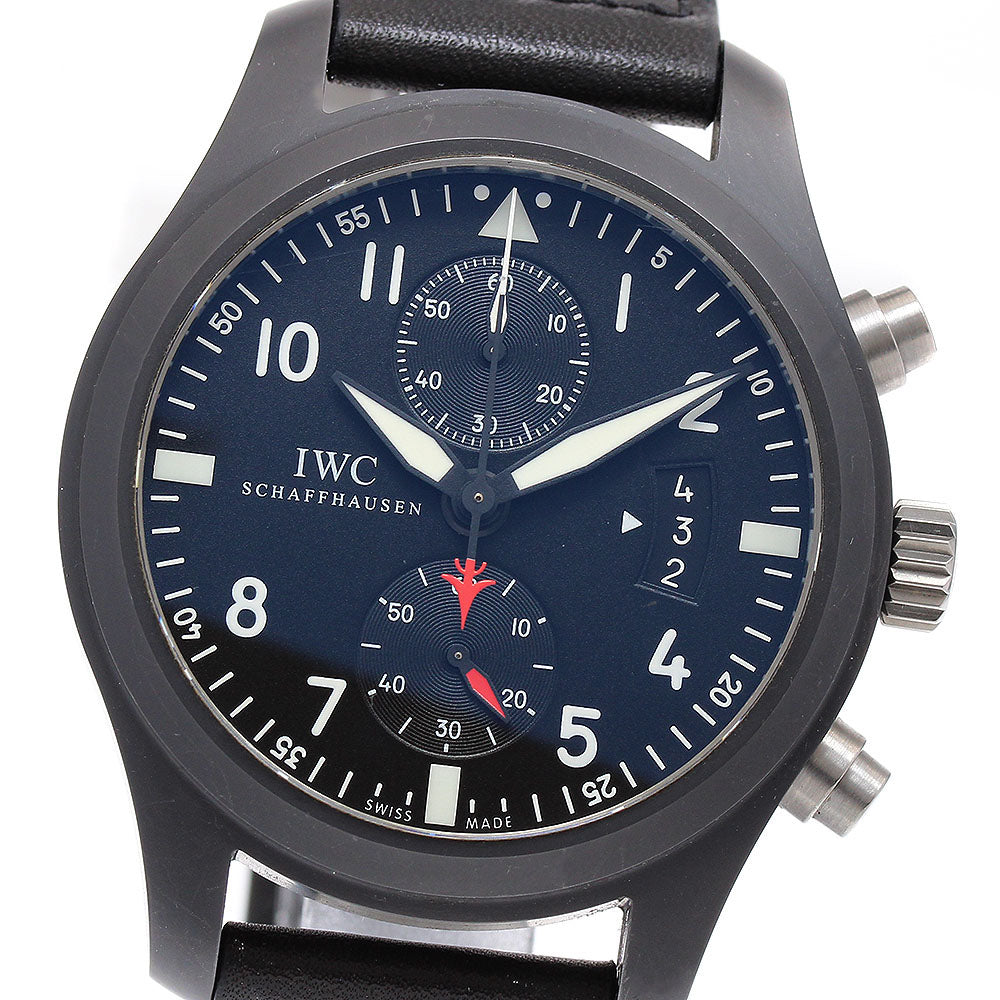IWC SCHAFFHAUSEN Pilot watch top gun IW388001 Chronograph Automatic Men's_900063