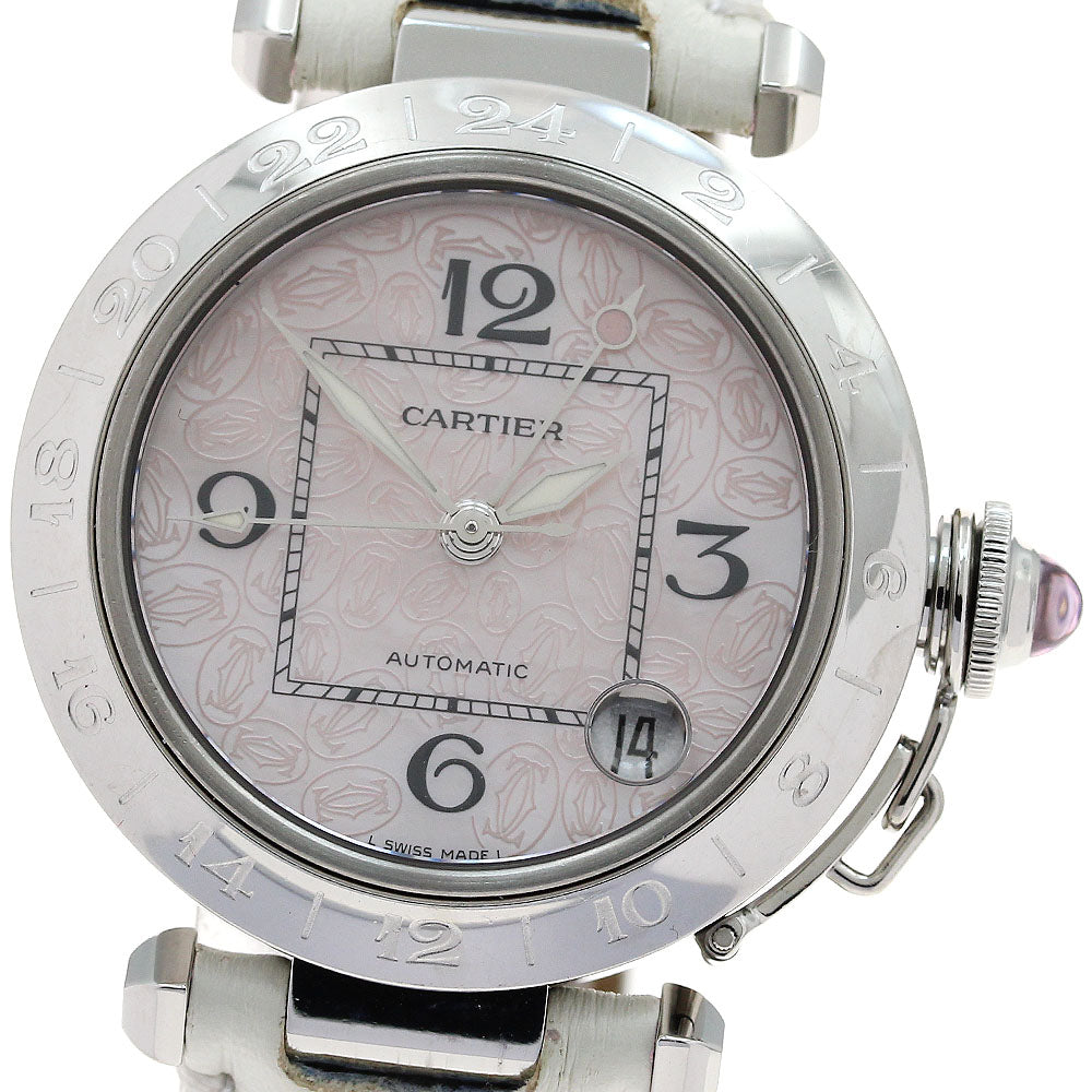 CARTIER Pasha C Meridian W3107099 Christmas Limited GMT Pink shell Dial Automatic Ladies Watch_900074