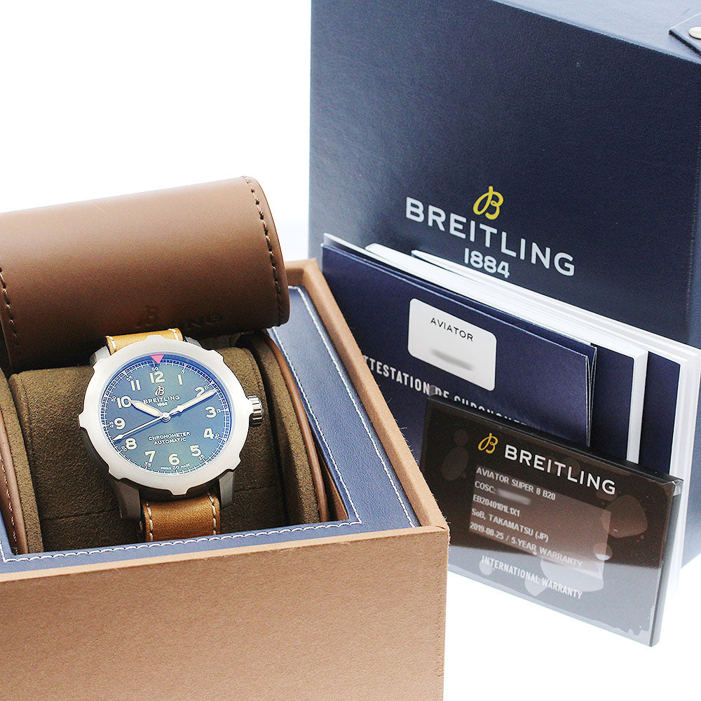 BREITLING Aviator Super 8 B20 EB2040 green Dial Automatic Men's Watch_900080