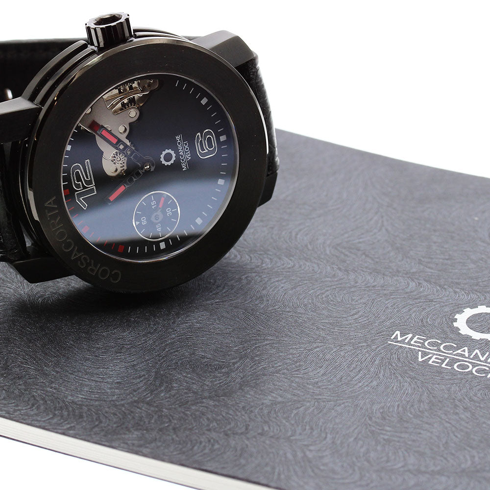 MECCANICHE VELOCI Corsa Corta 413K2 black Dial Hand Winding Men's Watch_900085