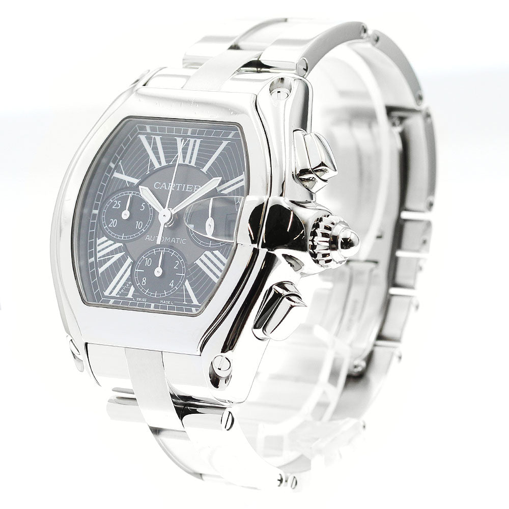 CARTIER Roadster Chronograph XL W62020X6 Black Dial Automatic Men's Watch_900088