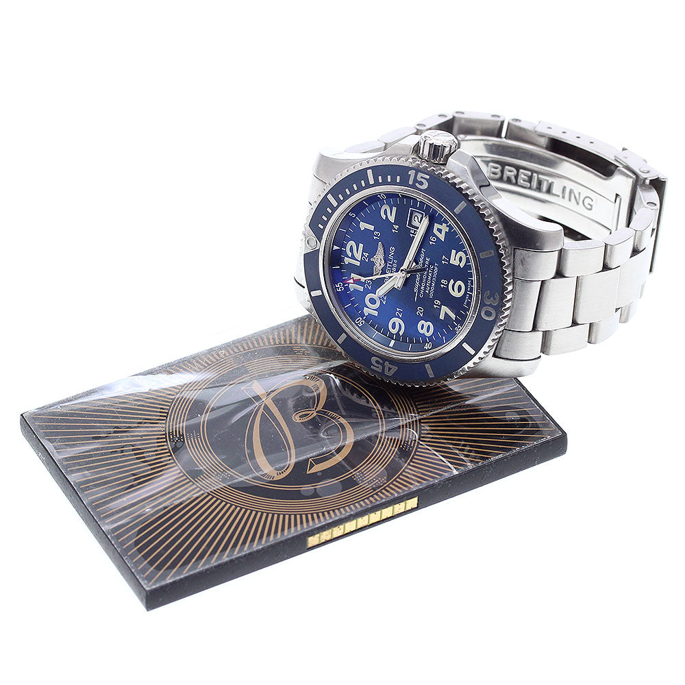 BREITLING Super Ocean II 44 A17392 Date blue Dial Automatic Men's Watch_900095