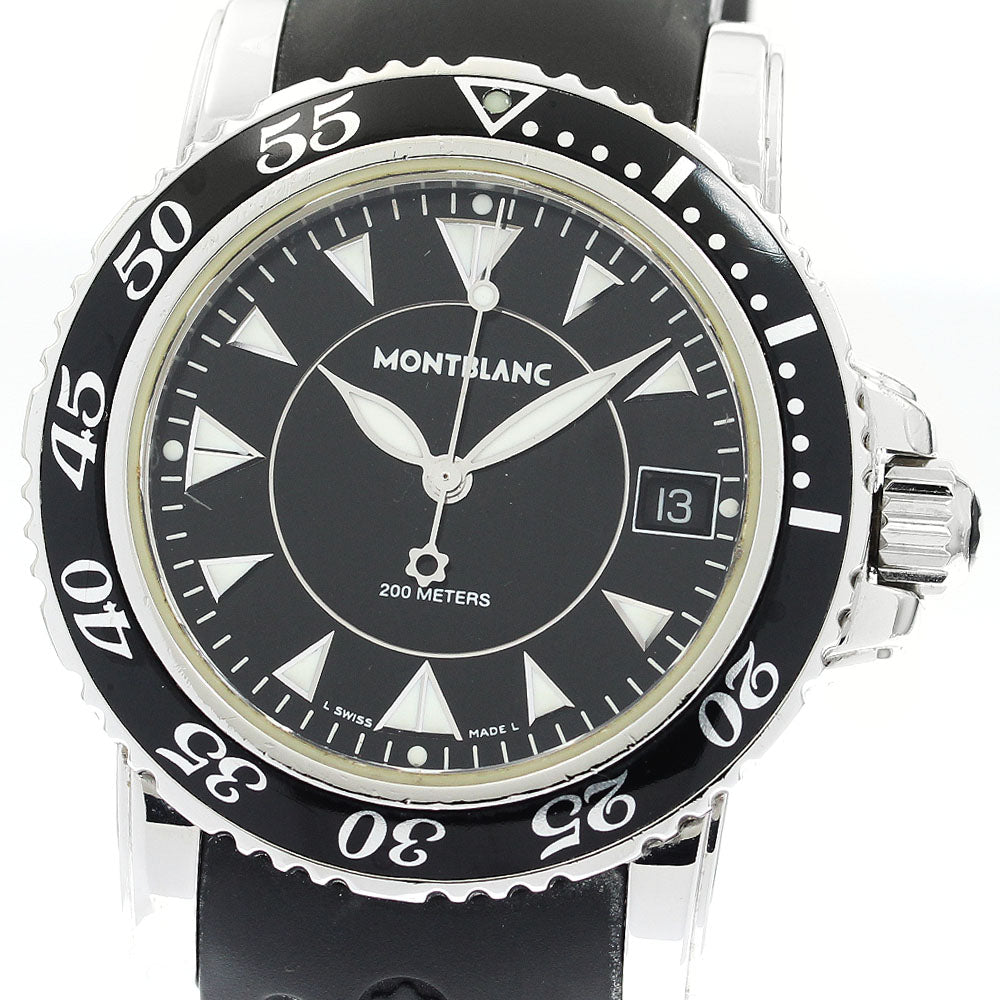 MONTBLANC Meistersteck 7037 Date black Dial Quartz Men's Watch_900097