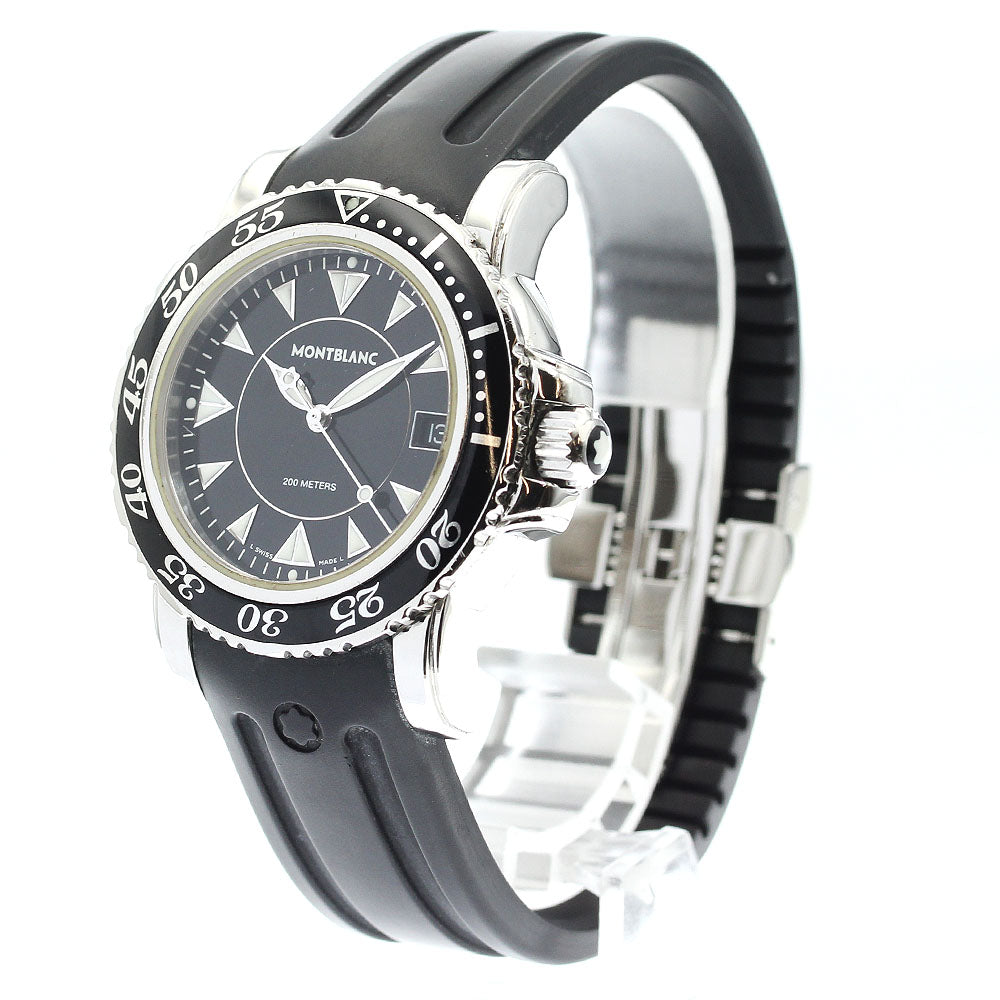 MONTBLANC Meistersteck 7037 Date black Dial Quartz Men's Watch_900097