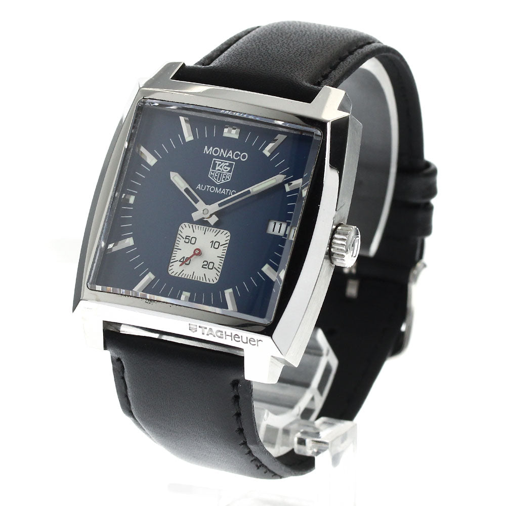TAG HEUER Monaco WW2111 Date Navy Dial Automatic Men's Watch_900103