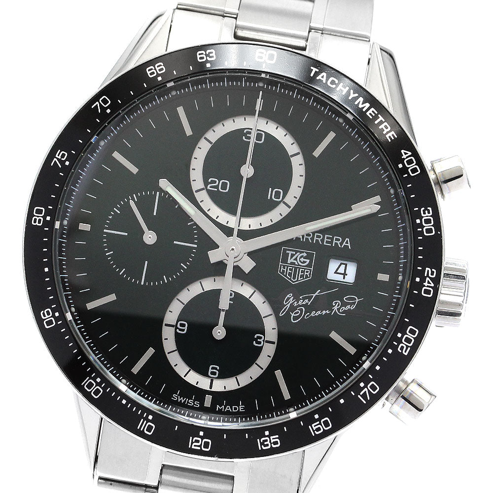 TAG HEUER Carrera Great Ocean Road CV201F green Dial Automatic Men's_900113