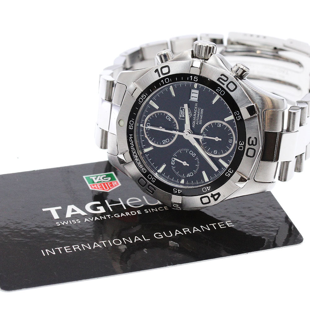 TAG HEUER Aqua racer CAF2110 Chronograph black Dial Automatic Men's Watch_900129