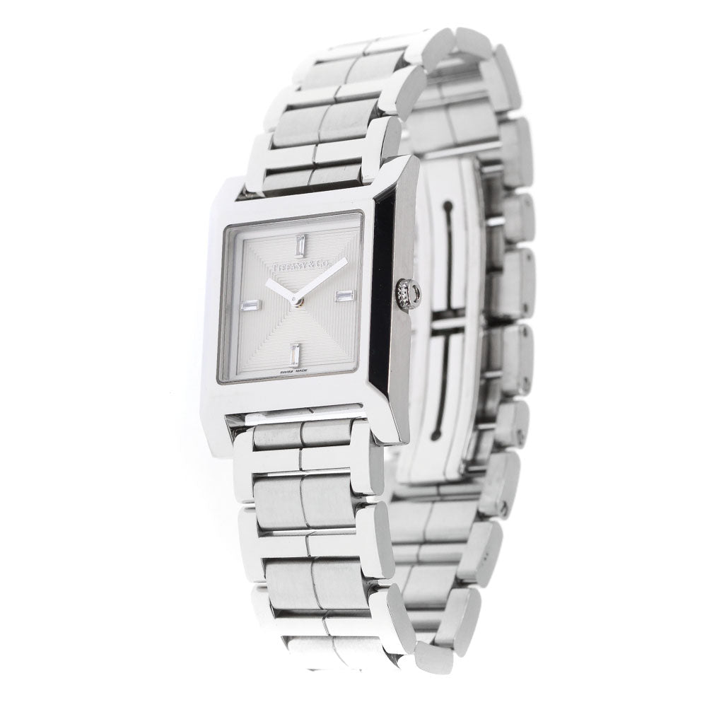 TIFFANY&Co. 1837 Makers 22mm Square Watch 67460413 Quartz Ladies Watch_900131