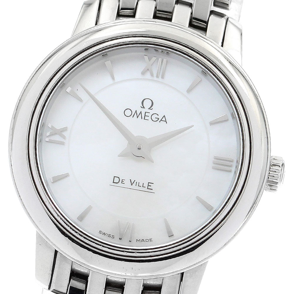 OMEGA De Ville Prestige 424.10.24.60.05.001 Shell dial White shell Dial Quartz Ladies Watch_900133