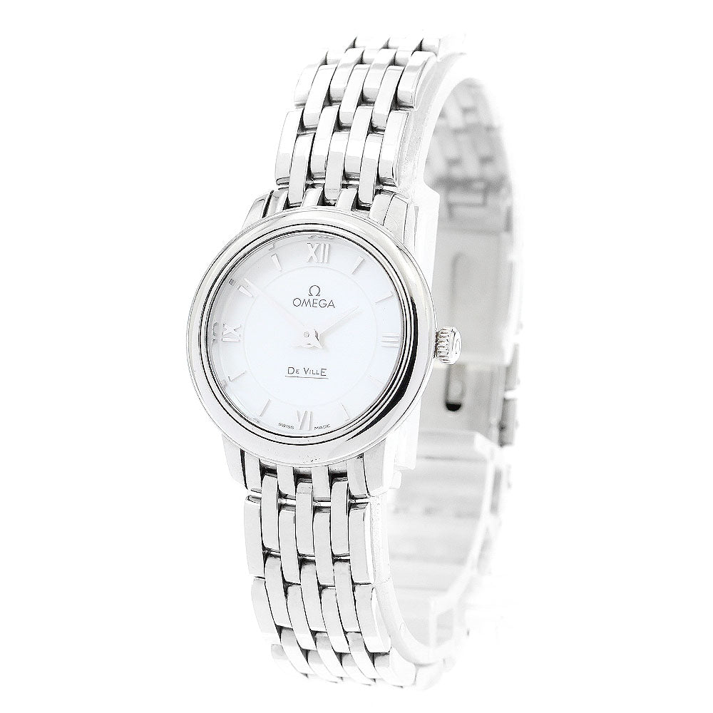 OMEGA De Ville Prestige 424.10.24.60.05.001 Shell dial White shell Dial Quartz Ladies Watch_900133