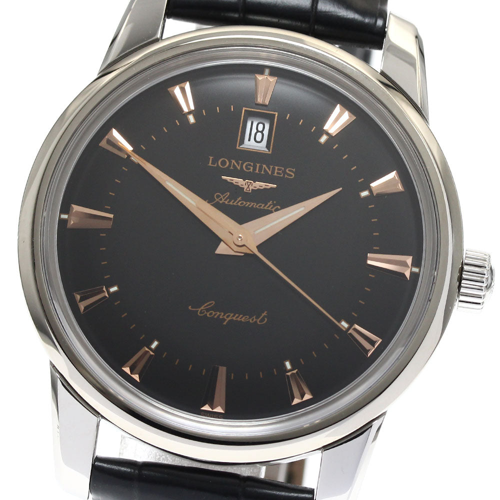 LONGINES Conquest Heritage L1.645.4 Date black Dial Automatic Men's Watch_900136