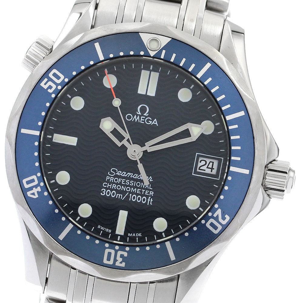 OMEGA Seamaster300 2551.80 Date Navy Dial Automatic Boy's Watch_900138