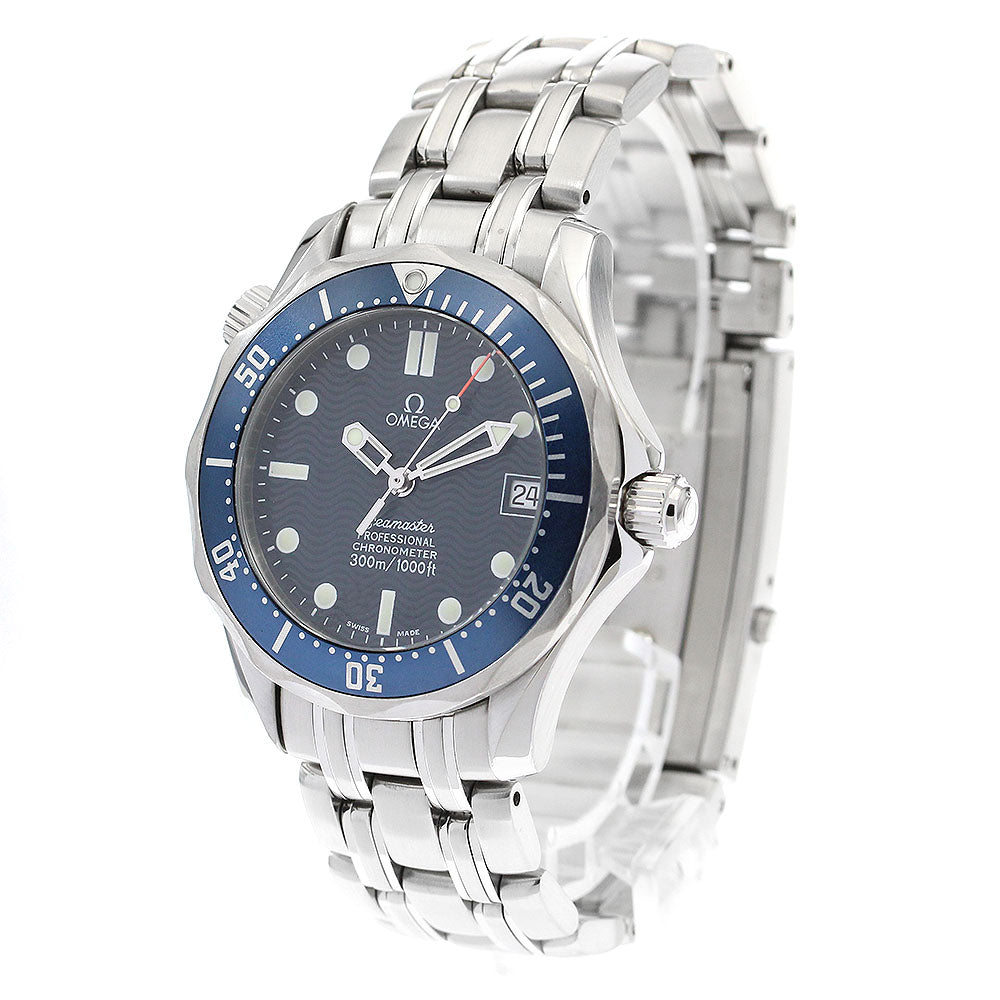 OMEGA Seamaster300 2551.80 Date Navy Dial Automatic Boy's Watch_900138
