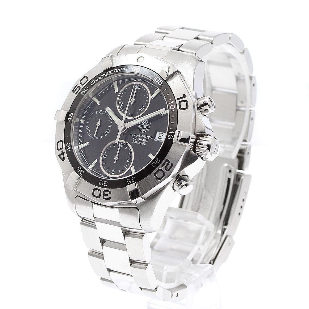 TAG HEUER Aqua racer CAF2110 Chronograph black Dial Automatic Men's Watch_900140