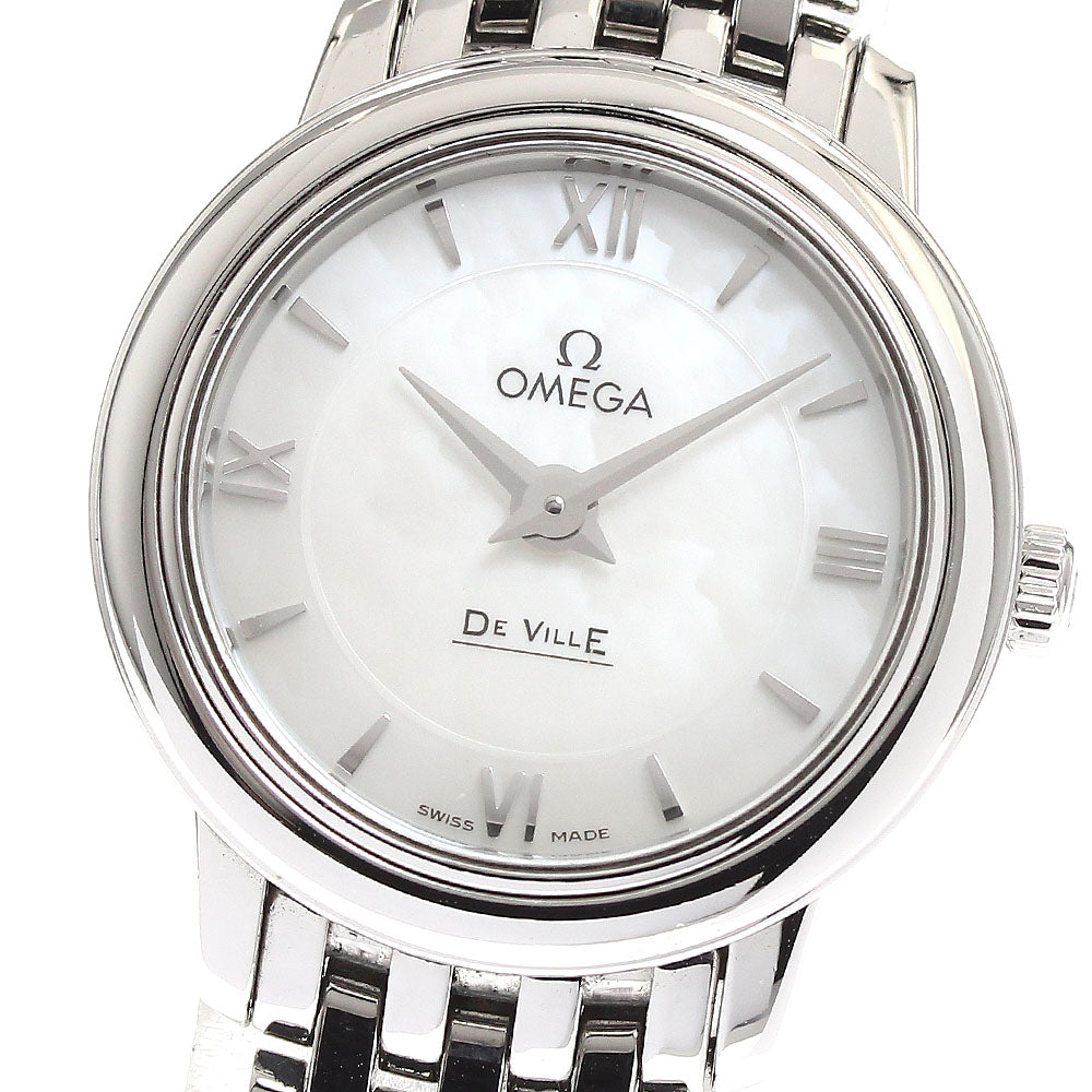 OMEGA De Ville Prestige 424.10.24.60.05.001 Shell dial White shell Dial Quartz Ladies Watch_900142