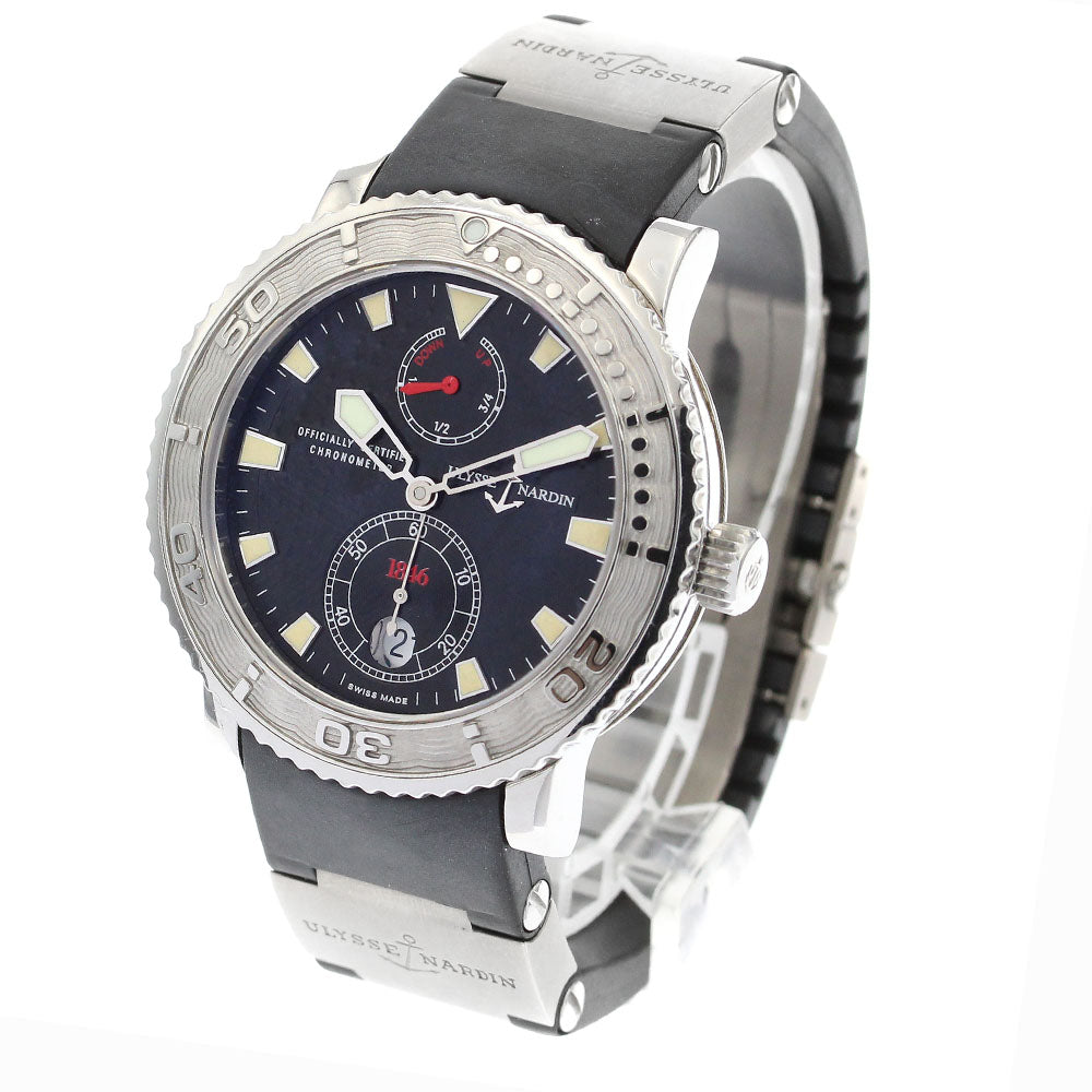 Ulysse Nardin Marine diver 263-55 Date Black Dial Automatic Men's Watch_900170
