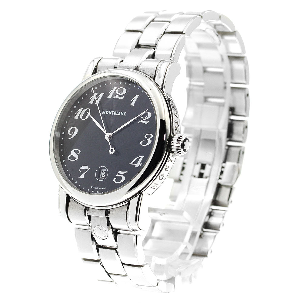 MONTBLANC Meisterstck 7072 Date black Dial Quartz Men's Watch_900190
