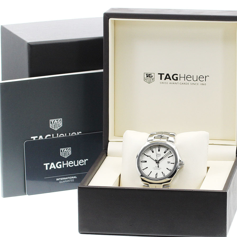TAG HEUER Link caliber 5 WBC2111 Date Silver Dial Automatic Men's Watch_900192