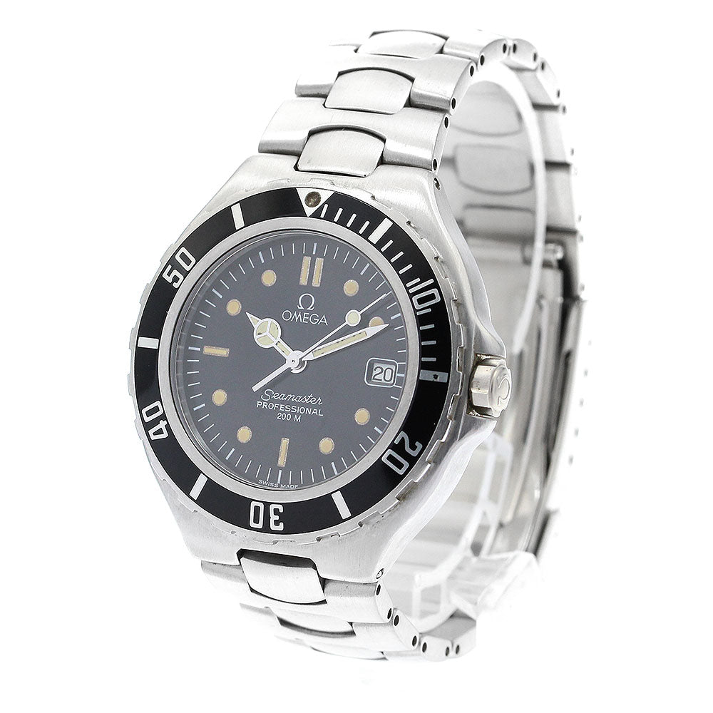 OMEGA Seamaster200 Date black Dial Quartz Men's Watch_900198