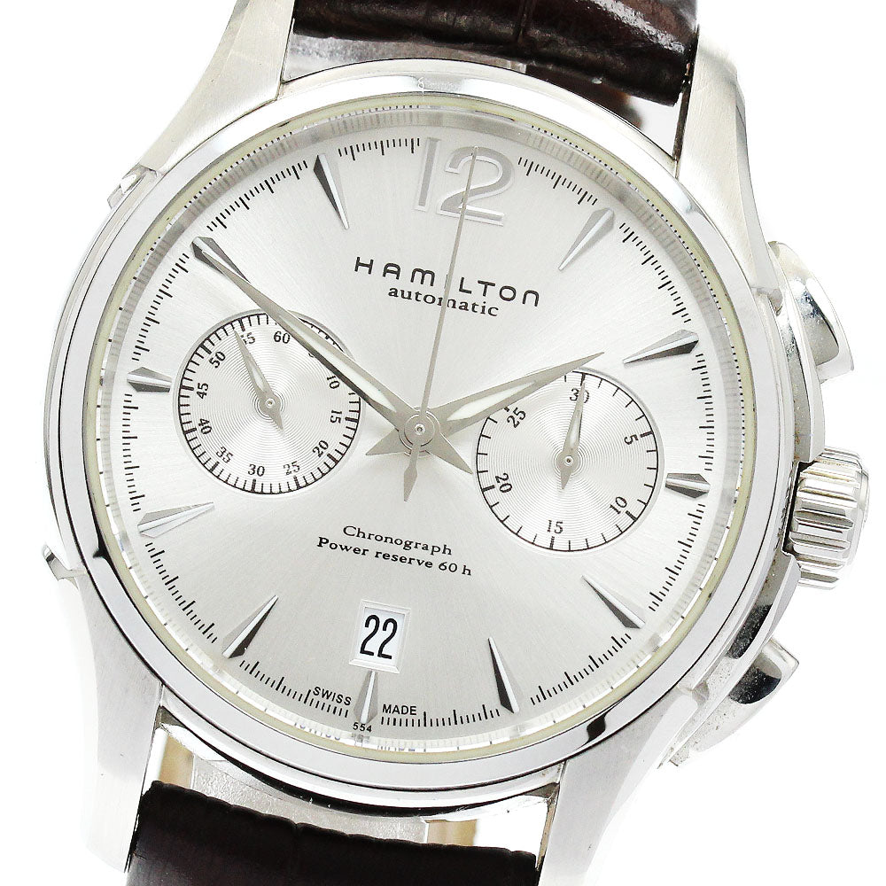 HAMILTON Jazz master H326060 Chronograph Silver Dial Automatic Men's _900200