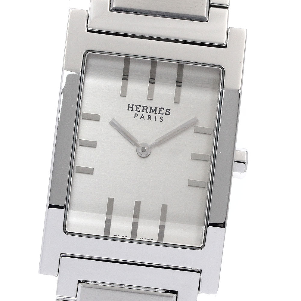 HERMES Tandem TA1.710 Silver Dial Quartz Men's Watch_900201