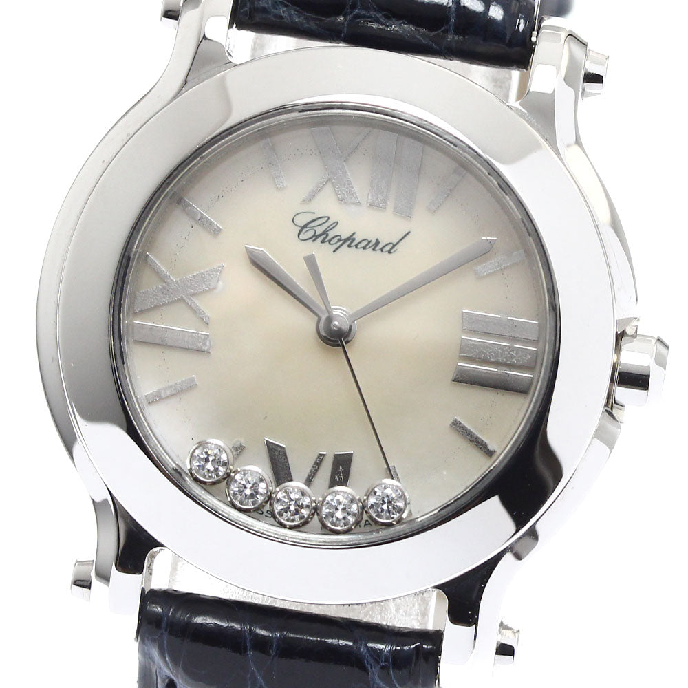 Chopard Happy sports 278509-3004 Moving 5P Diamond White shell Dial Quartz Ladies Watch_900210